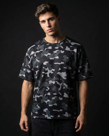 Camo Oversized T-shirt 50% OFF
