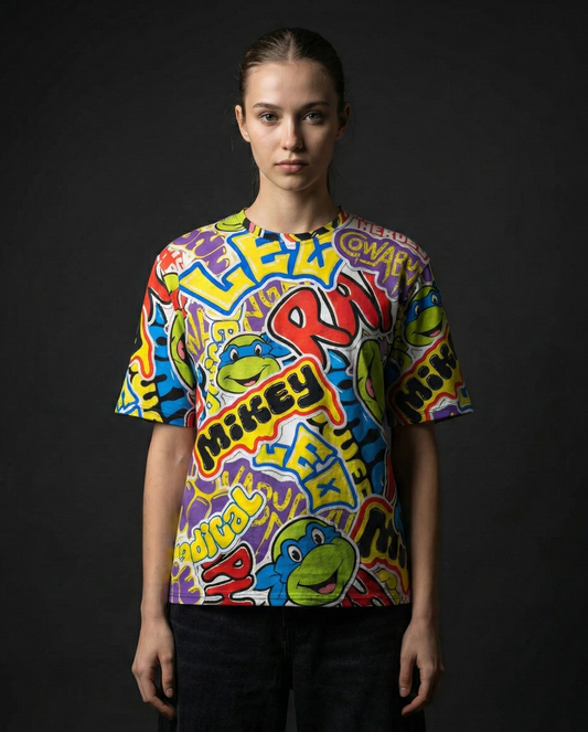 Ninja Turtles Cowabunga Bros Oversized T-shirt