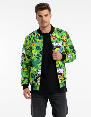 Ninja Turtles Emoji Bomber Jacket
