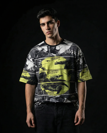 Ninja Turtles Comics Combat Oversized T-shirt