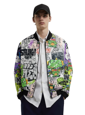 Ninja Turtles Straight From Sewers Bomber Jacket