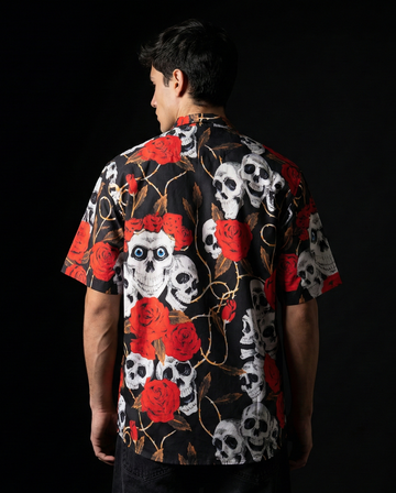 Skull Roses Shirt 50% OFF