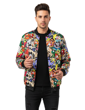Cute Monsters Bomber Jacket