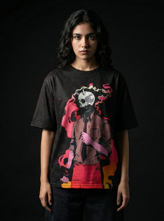 Smoking Dead Oversized T-shirt 50% off