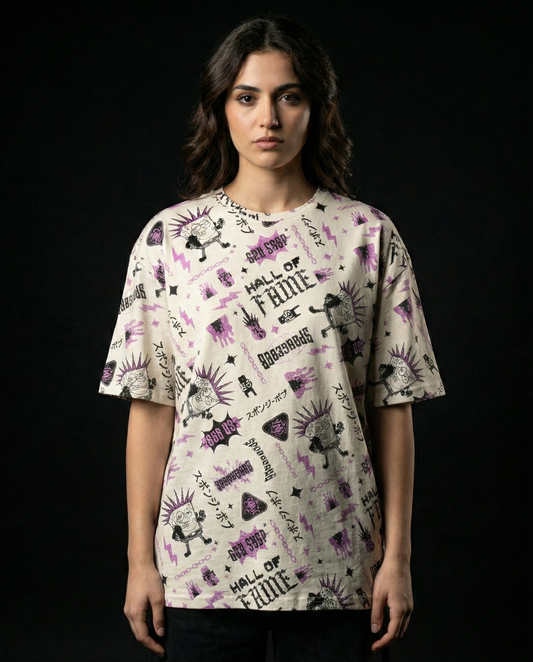Spongebob Hall Of Fame Oversized T-shirt