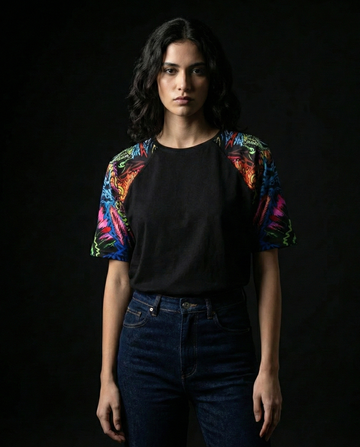 Acid Trip Oversized Raglan T-shirt 50% off