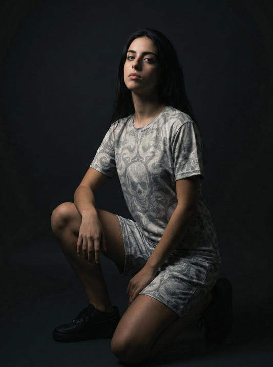 Venom Skull T-shirt and Shorts Combo