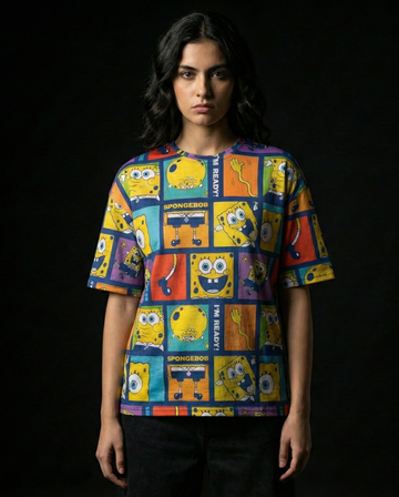 Spongebob Always Ready Oversized T-shirt 50% OFF