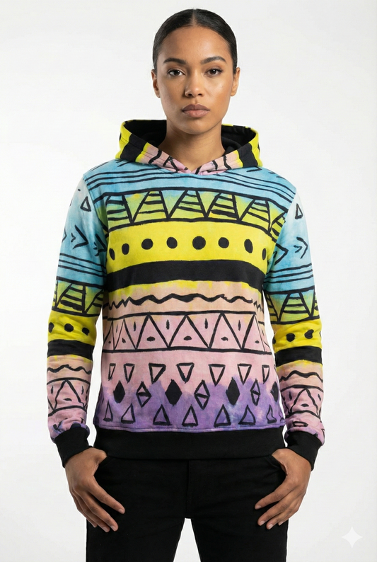 Painted Tribal Hoodie