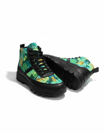 Urban Jungle High Top Canvas Sneakers