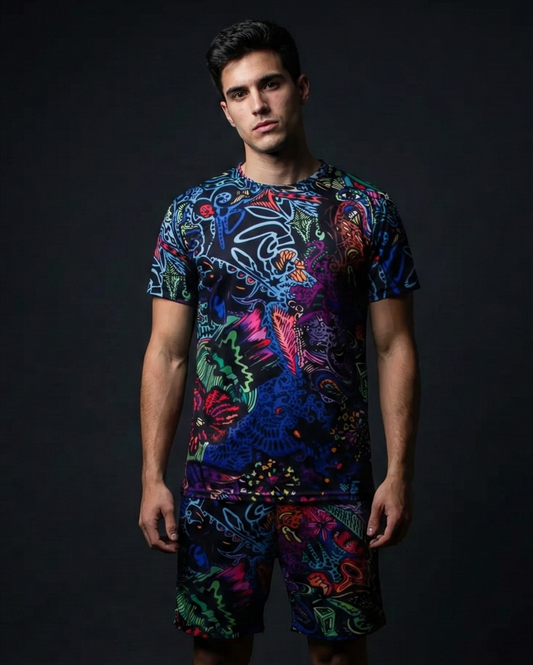 Acid Trip T-shirt and Shorts Combo