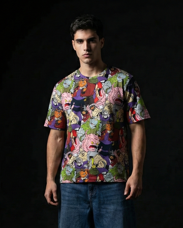 Ninja Turtles Enemies NY Oversized T-shirt