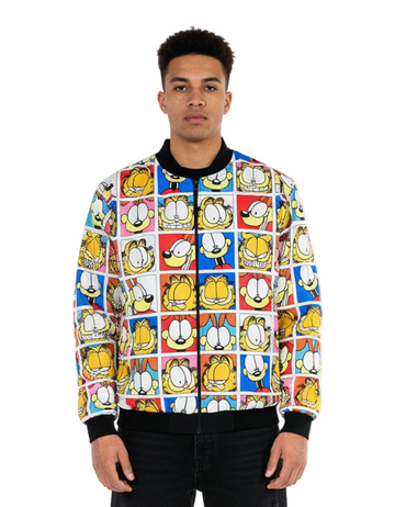 Garfield Grid Bomber Jacket