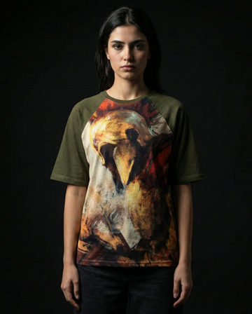 Gladiator Oversized Raglan T-shirt