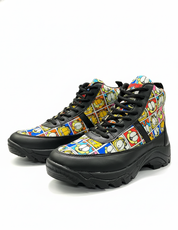 Garfield High Top Canvas Sneakers