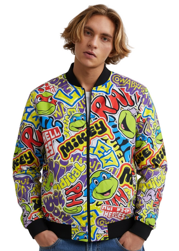 Ninja Turtles Cowabunga Bros Bomber Jacket