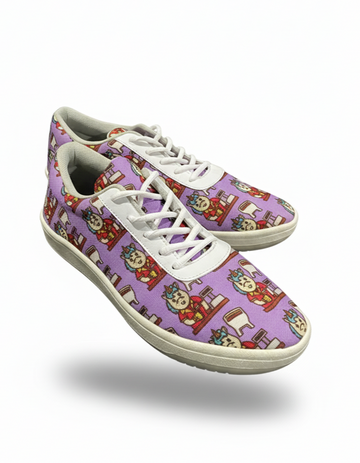 Cafe Unicorn Canvas Sneakers