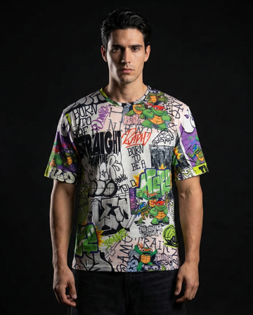 Ninja Turtles Straight Outta Sewer Oversized T-shirt 50% OFF