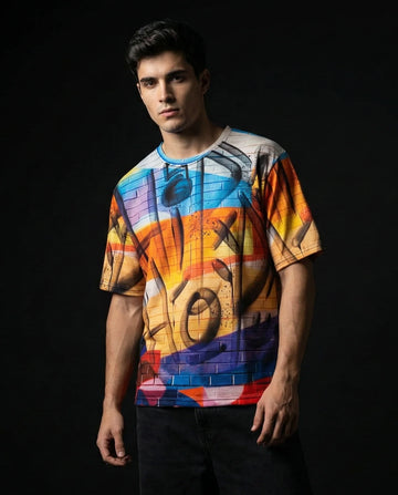 HipHop Graffiti Oversized T-shirt