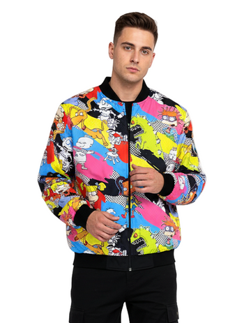 Rugrats Dots & Strokes Bomber Jacket