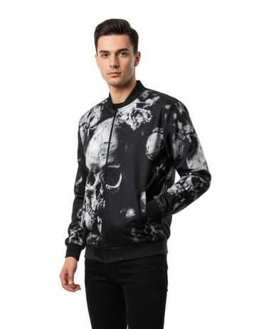 Ruined Skulls Bomber Jacket