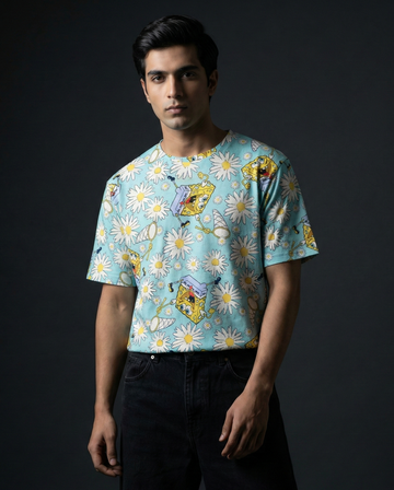 Spongebob Catching Feelings Oversized T-shirt
