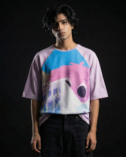 Cutosaur Oversized Raglan T-shirt