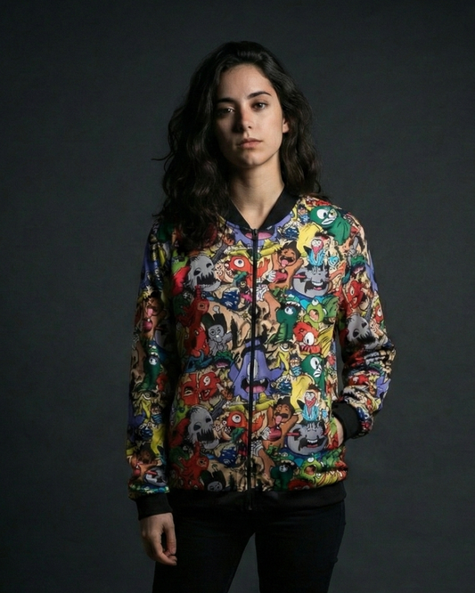 Cute Monsters Bomber Jacket