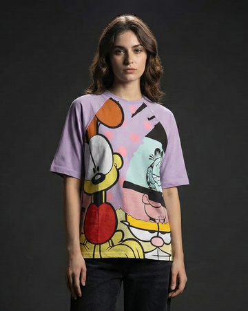 Garfield & Odie Oversized Raglan T-shirt