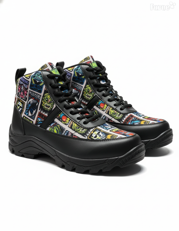 Ninja Turtles Enemies United High Top Canvas Sneakers