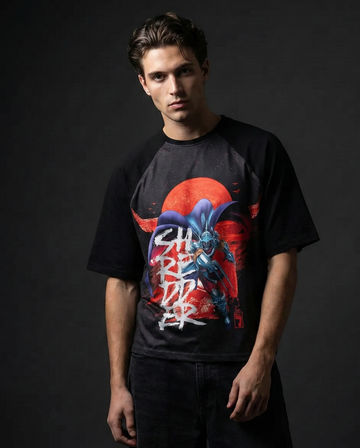 Ninja Turtles Shredder Red Oversized Raglan T-shirt