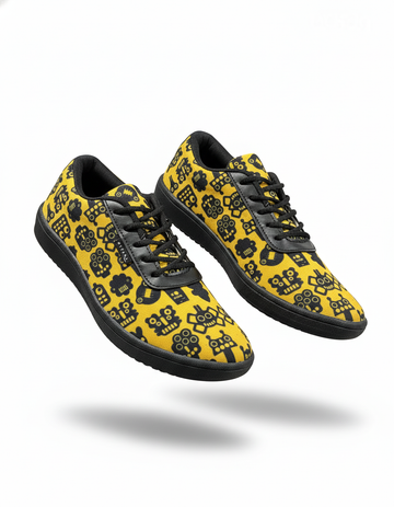 Robotic Canvas Sneakers