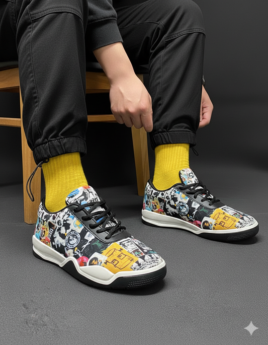 Grafitti Canvas Sneakers