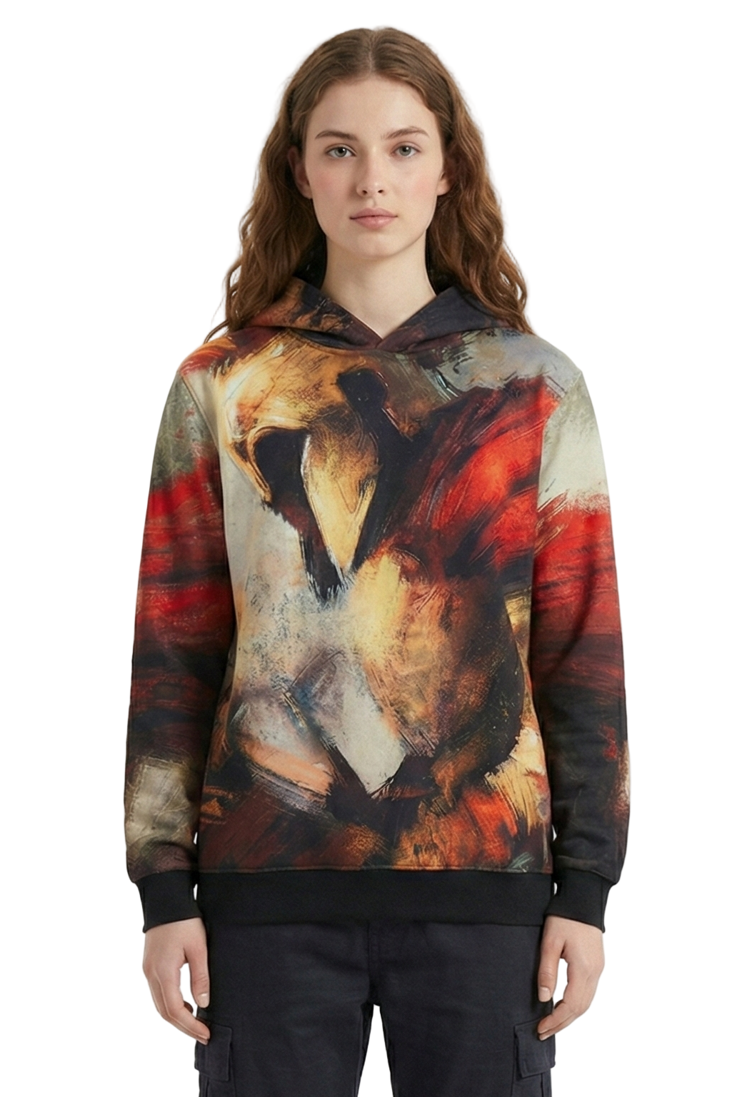 Urban Backwoods N7 Logo Hoodie Sudadera Con Capucha Sweatshirt Negro