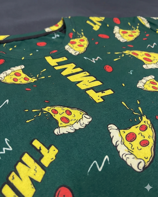 Ninja Turtles Pizza Oversized T-shirt