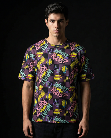 Ninja Turtles What Rules Oversized T-shirt