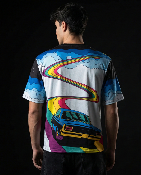 Heavenly Rides Oversized Tshirt 50% OFF