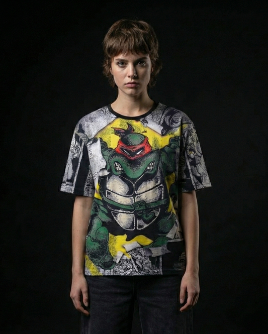 Ninja Turtles Poster Blast Oversized T-shirt 50% OFF