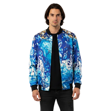 H2FLO Print Bomber Jacket