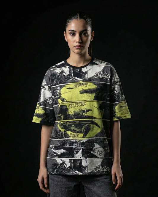 Ninja Turtles Comics Combat Oversized T-shirt