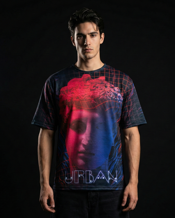 David Grid Oversized T-shirt