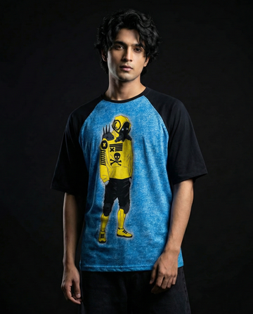 Denim Fumes Oversized Raglan T-shirt 50% off