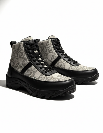 Venom Skull High Top Canvas Sneakers
