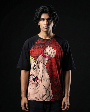 Punchmaster Oversized Raglan T-shirt