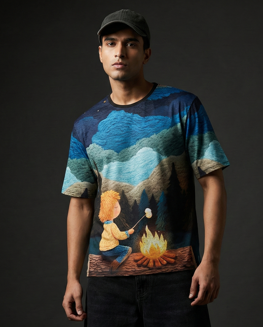 Crocheted Valley Oversized Tshirt