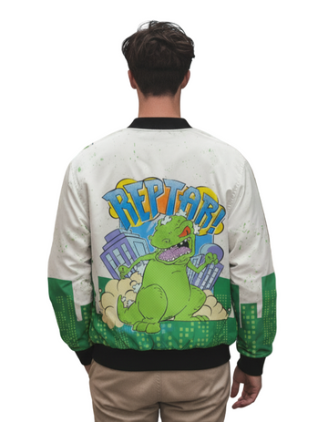 Rugrats Reptar Rawr Bomber Jacket