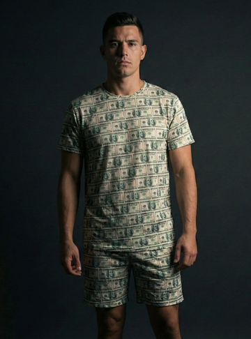 Dollar T-shirt and Shorts Combo