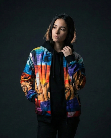 Hip Hop Bomber Jacket women