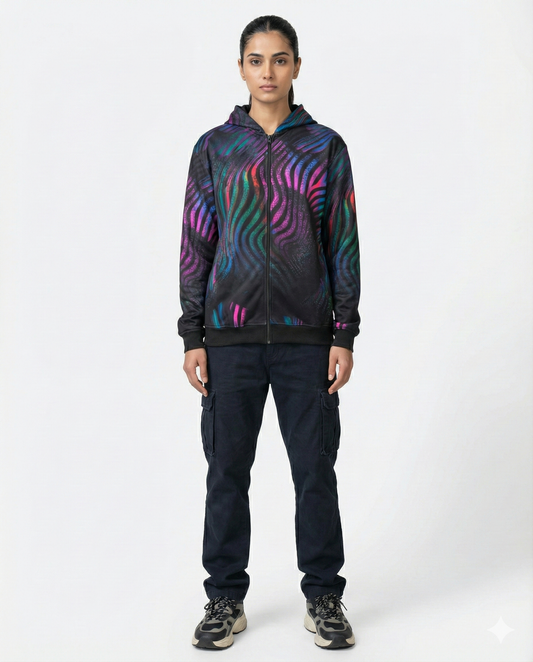Illusion Zipper Hoodie