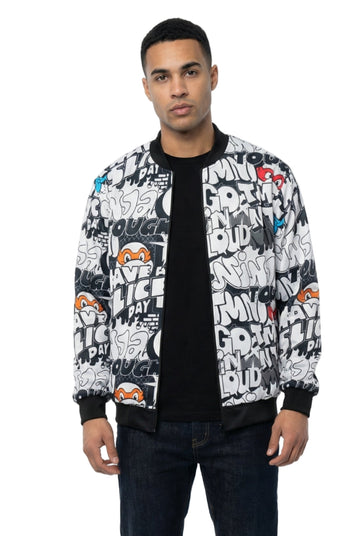 TMNT Slice A Day Bomber Jacket